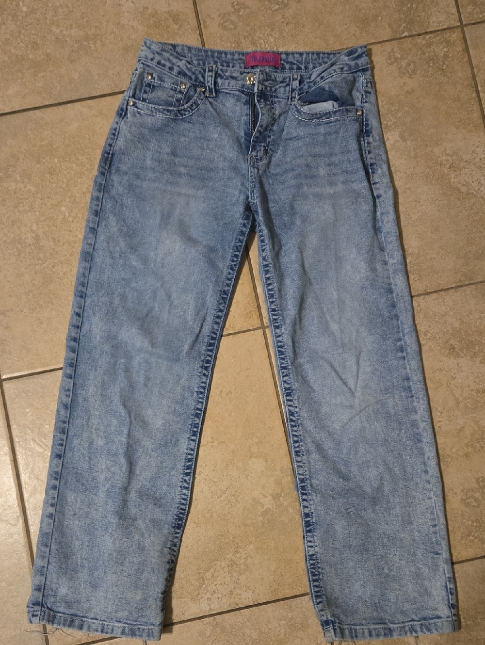 Bling Light Blue Denim Jeans